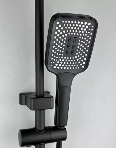 Душевая система Shower Kraft А401 с тропическим душем 4в1 черная 3_05845 фото