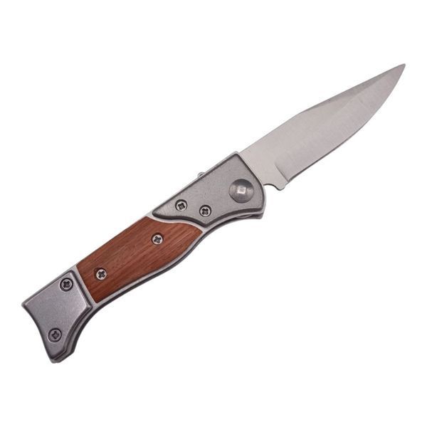 Ніж викидний Stainless 726 16.5 см для активного відпочинку Коричневий 7_02623 фото