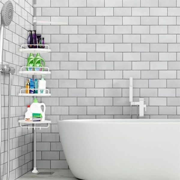 Стойка Multi Corner Shelf для ванной угловая 2.6 м White 3_01685 фото