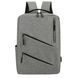 Городской рюкзак 1935 с USB дополнительной сумкой и кошельком Grey 3_04145 фото 2
