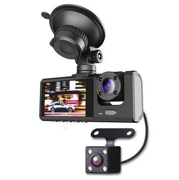 Видеорегистратор DVR S1 Full HD на 3 камеры 2" черный 3_05657 фото