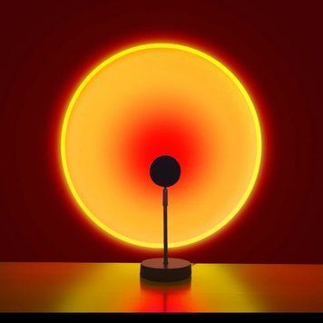 Проєкційна LED-лампа Sunset Lamp "Червоний захід" USB 5 Вт 3_01613 фото