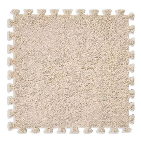 Коврик для игр с ворсом PZ-101 20 элементов 30x30 см Beige 3_07143 фото