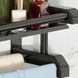 Стильная полка для ванной 4 яруса с вешалкой для полотенец 58x55x14 см Black 3_07095 фото 5