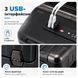 Валіза TSA-20 алюмінієва рамка USB порт 20 дюймів Black 3_08534 фото 6