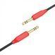 Кабель Hoco UPA11 Jack 3.5 мм (тато) - Jack 3.5 мм (тато) AUX 1м чорно-червоний 3_05009 фото 3