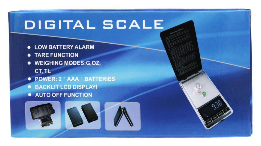 Електронні ювелірні ваги Digital Scale точність 0.01 г максимальне 7_02048 фото