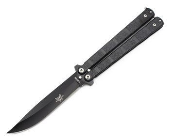 Нож-бабочка Benchmade F-8029 с клипсой 22 см черный 7_00624 фото