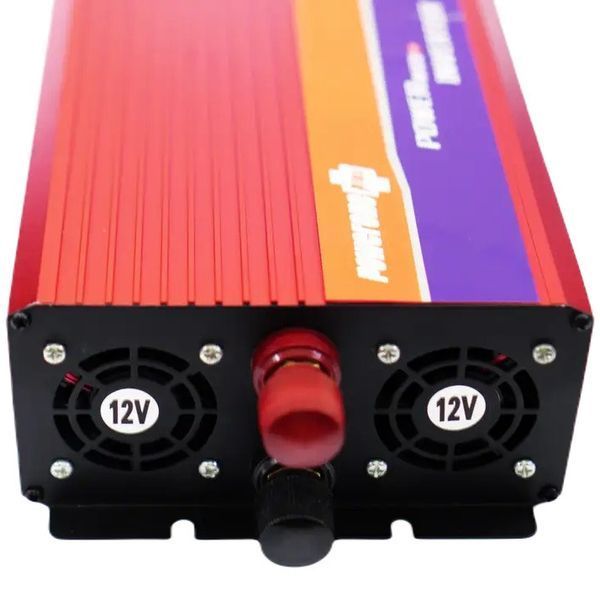 Инвертор Powerone Plus 5000W 12V-220V с плавным пуском красный 3_05767 фото