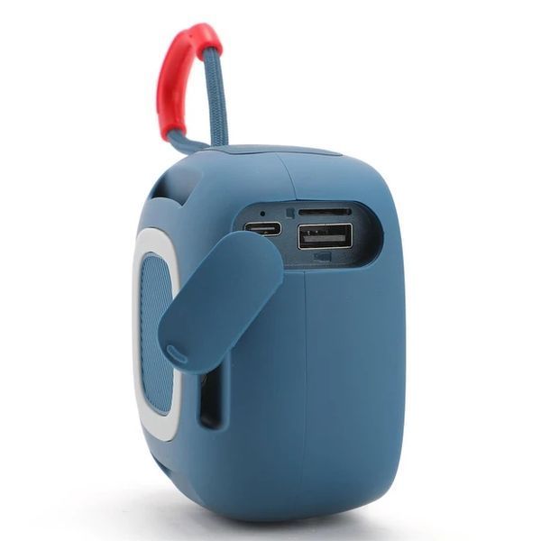 Міні-колонка T&G TG659 з USB та MicroSD 500 мАг 5 Вт синя 7_01310 фото