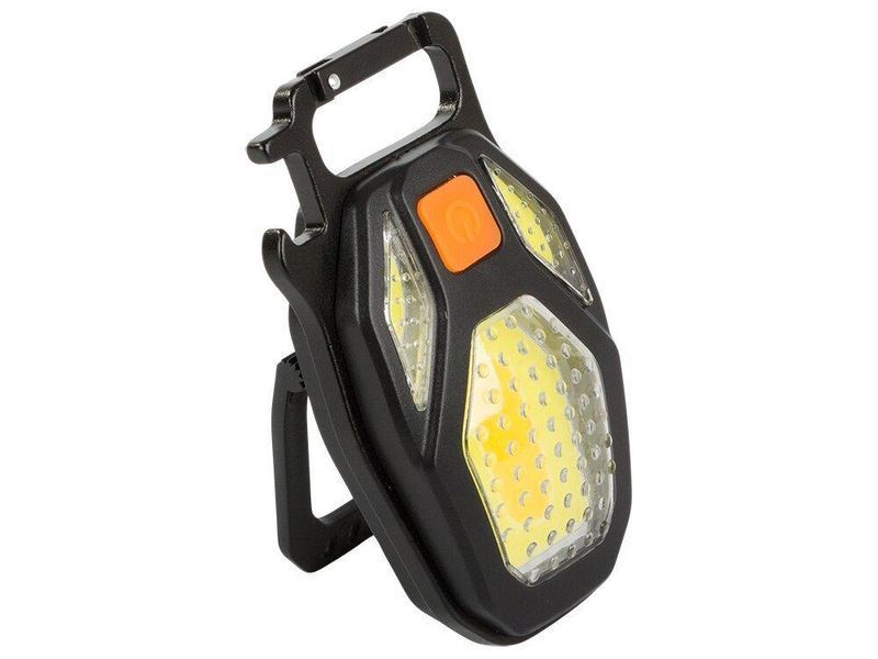 Акумуляторний LED ліхтарик LL-203 COB з магнітом та карабіна Type-C для 7_01550 фото