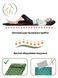 Матрас туристический надувной Sleeping Pad с подушкой и встроенным насосом 180х65 см зеленый 3_05011 фото 7