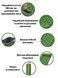 Матрас туристический надувной Sleeping Pad с подушкой и встроенным насосом 180х65 см зеленый 3_05011 фото 6