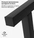 Книжковий стелаж G633A Loft з рожевого дерева 5 полиць 100x30x143 см Black 3_08137 фото 6