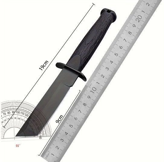 Тактический нож Tanto 2038 с чехлом 19 см Черный 7_00012 фото