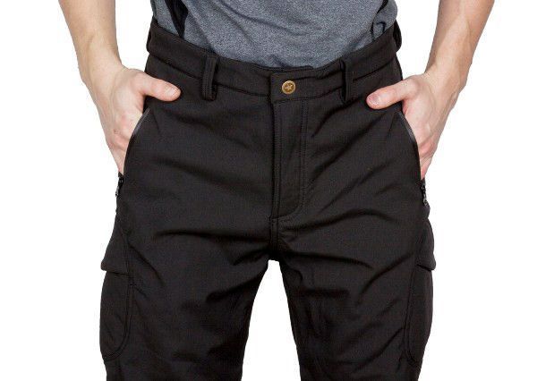 Утепленные тактические штаны Eagle PA-01 Soft Shell флисовые черные размер XXL 3_02217 фото