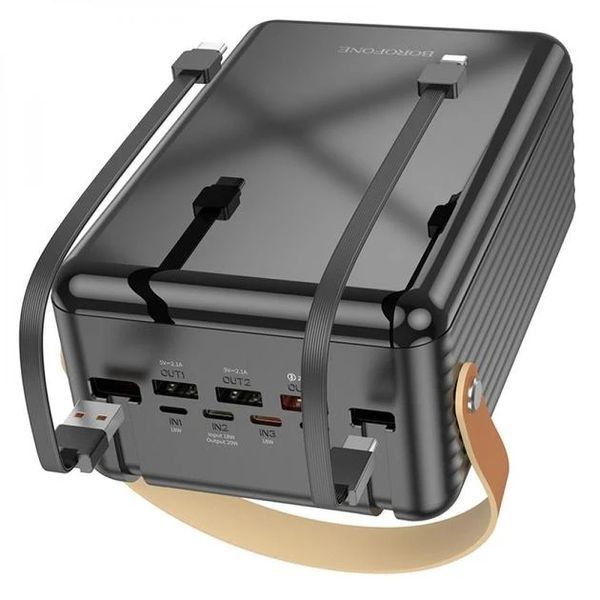 Зовнішній акумулятор Borofone BJ32 80000 мАг з PD та QC 20W 3xUSB Type-C 7_01294 фото