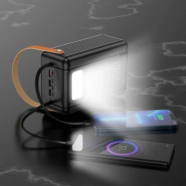 Зовнішній акумулятор Borofone BJ32 80000 мАг з PD та QC 20W 3xUSB Type-C 7_01294 фото