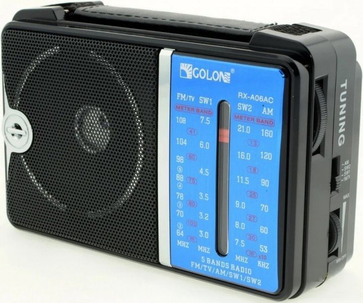 Радіоприймач Golon RX-A07AC багатохвильовий Black 3_03032 фото
