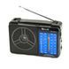 Радіоприймач Golon RX-A07AC багатохвильовий Black 3_03032 фото 1