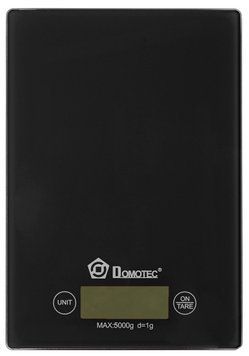 Електронні кухонні ваги Domotec MS-912 5 кг чорні 3_00055 фото