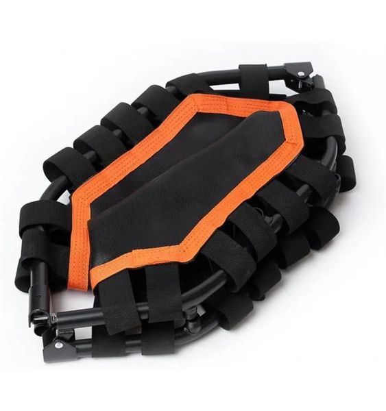 Фітнес батут R-105 з ручкою 105x120x25 см Black 3_08687 фото