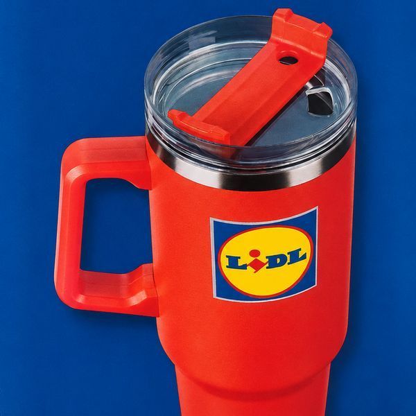 Термокружка Lidl HG12790C с трубочкой 1.2 л Red 3_08537 фото