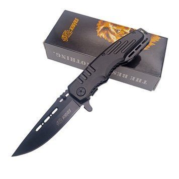 Ніж складаний Knifes 4757X з кліпсою та чохлом 20см Black 7_00902 фото