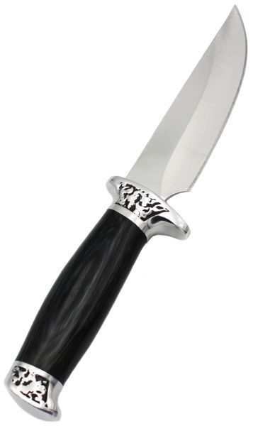 Ніж мисливський Colunbia 1668 A175 із чохлом 25.5см чорний 7_00141 фото