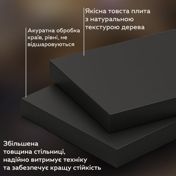 Стіл для комп'ютера A657B-160 метал 160x60x75 см Black 3_08203 фото