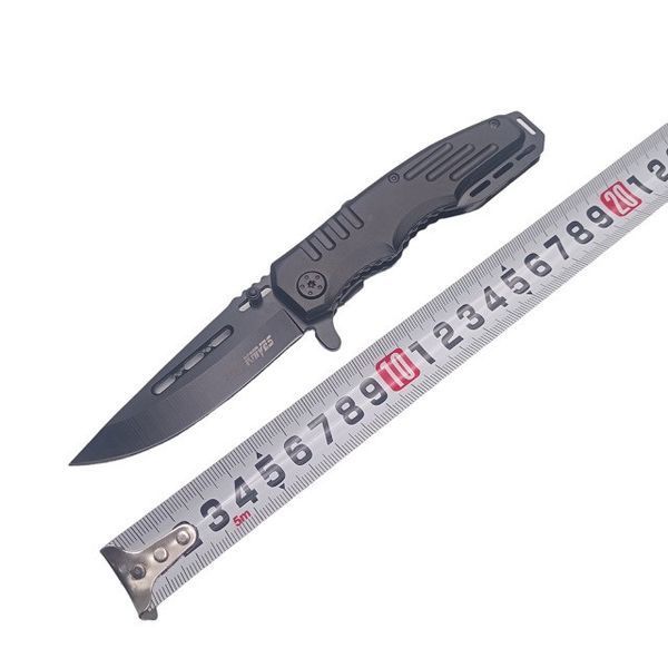 Нож складной Knifes 4757X с клипсой и чехлом 20см Black 7_00902 фото