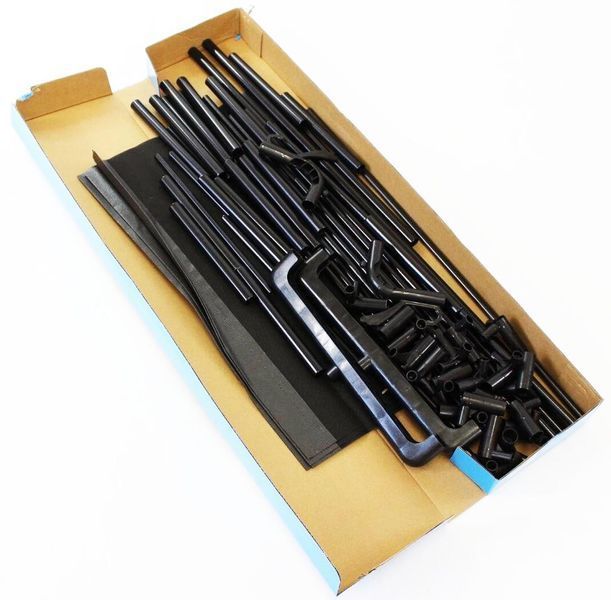 Підлогова вішалка Clothes Rack 5 ярусів 60x29.5x152 см Black 3_08463 фото