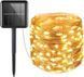 Светодиодная гирлянда "Роса" 100 LED 10 м на солнечной батарее теплый белый 3_05646 фото 1