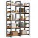 Стелаж Loft 5 поличок 120x30x143 см Рожеве дерево-Black 3_08139 фото 2