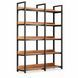 Стелаж Loft 5 поличок 120x30x143 см Рожеве дерево-Black 3_08139 фото 3