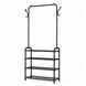 Підлогова вішалка Clothes Rack 5 ярусів 60x29.5x152 см Black 3_08463 фото 1