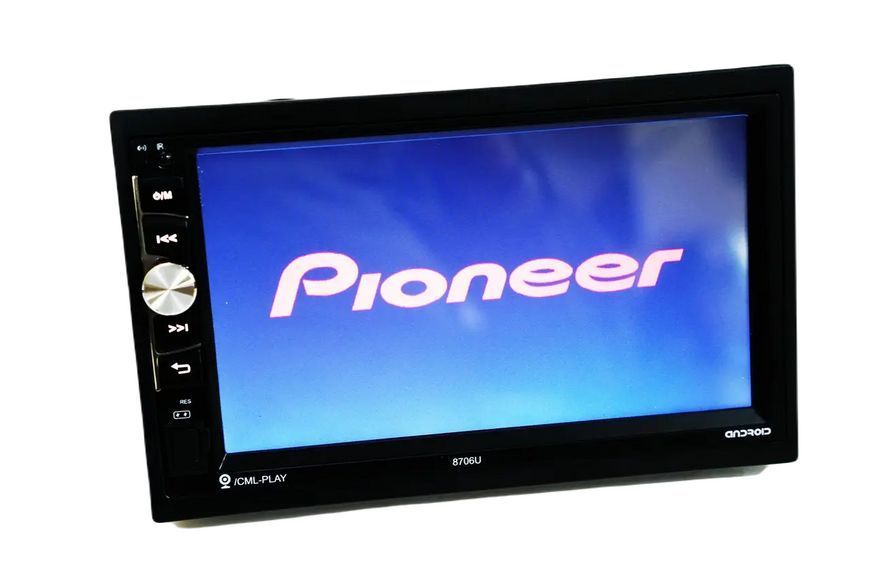 Автомагнітола 8706U 2din GPS Wi-Fi 1/16GB Android 8.1 (коротка база) 4х45W Black (3_02690) 3_02690 фото