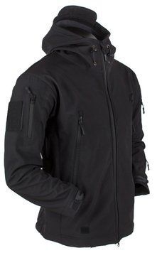 Чоловіча тактична куртка Eagle JA-01 Soft Shell з флісом чорна 4XL 3_02167 фото
