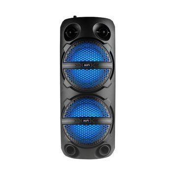 Портативна Bluetooth колонка RX-6208 6.5" RGB із мікрофоном 1800 mAh 20W Black 3_05105 фото