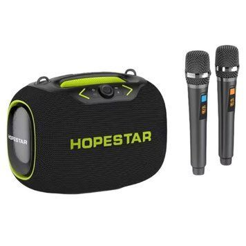Bluetooth колонка Hopestar PartyBox RGB потужністю 120W з мікрофонами Black 3_07544 фото