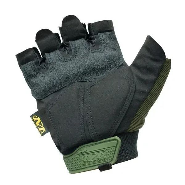 Тактичні рукавички без пальців 10154 XL для полювання та спорту Olive Green 7_02337 фото