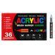 Акриловые маркеры Acrylic 36 шт с кистью 3_08414 фото 1