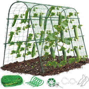 Шпалера-арка садовая U-образная с сеткой 120&times;120 см Green 3_08640 фото