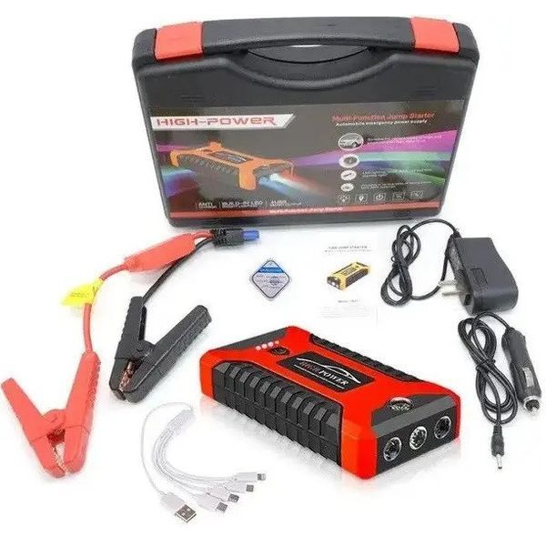 Автомобільний пуско-зарядний пристрій High Power 20000 mAh 4 USB з ліхтариком 3_06146 фото