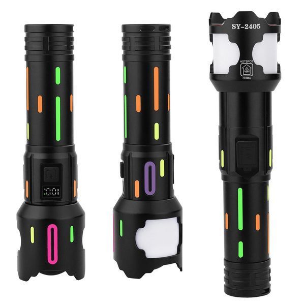 Ліхтарик ручний Police SY-2405 TG Zoom 1x26650 Power Bank Type-C чорний 7_01507 фото