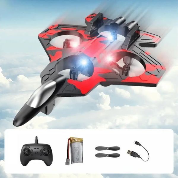 Радіокерований літак Fighter Jet BK5 для трюків Black-Red 3_07843 фото