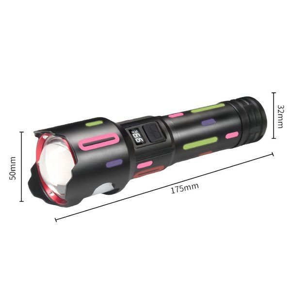 Ліхтарик ручний Police SY-2405 TG Zoom 1x26650 Power Bank Type-C чорний 7_01507 фото