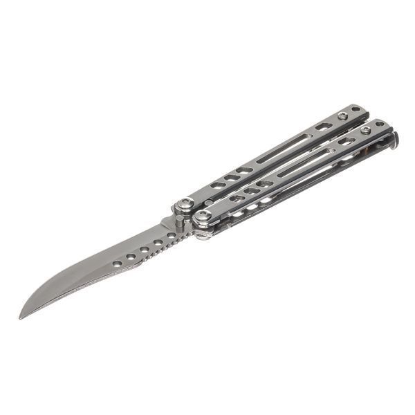 Міні-ніж-метелик Benchmade A1016 з кліпсою довжиною 16.5см Сірий 7_01018 фото