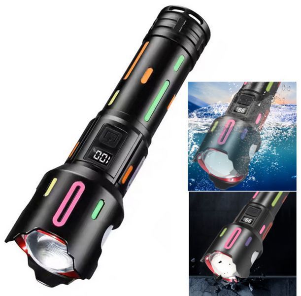 Ліхтарик ручний Police SY-2405 TG Zoom 1x26650 Power Bank Type-C чорний 7_01507 фото
