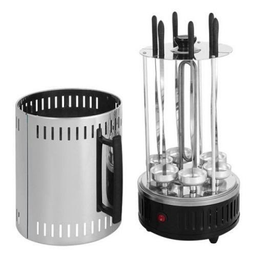 Электрошашлычница Domotec BBQ 1000W серебристая 3_00231 фото